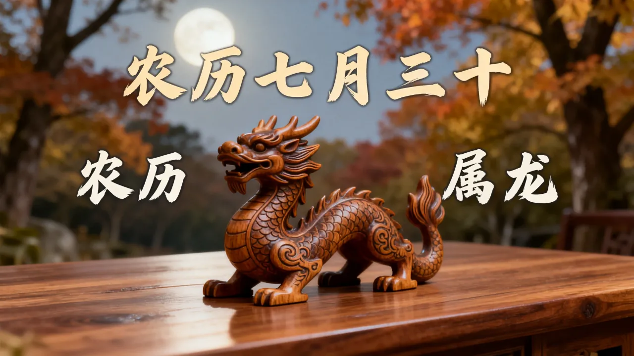 农历七月三十属龙的人命运好不好，农历七月属龙人是什么命