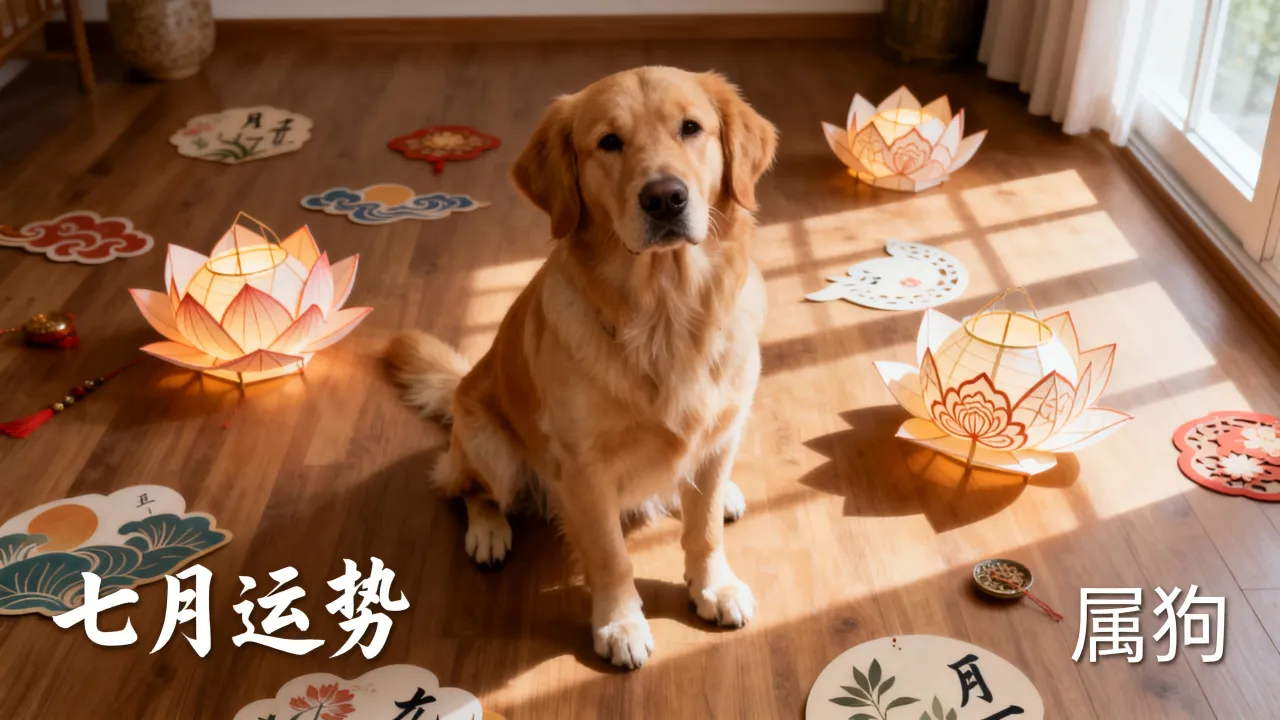 农历七月属狗命数好不好，属狗人七月出生运势如何