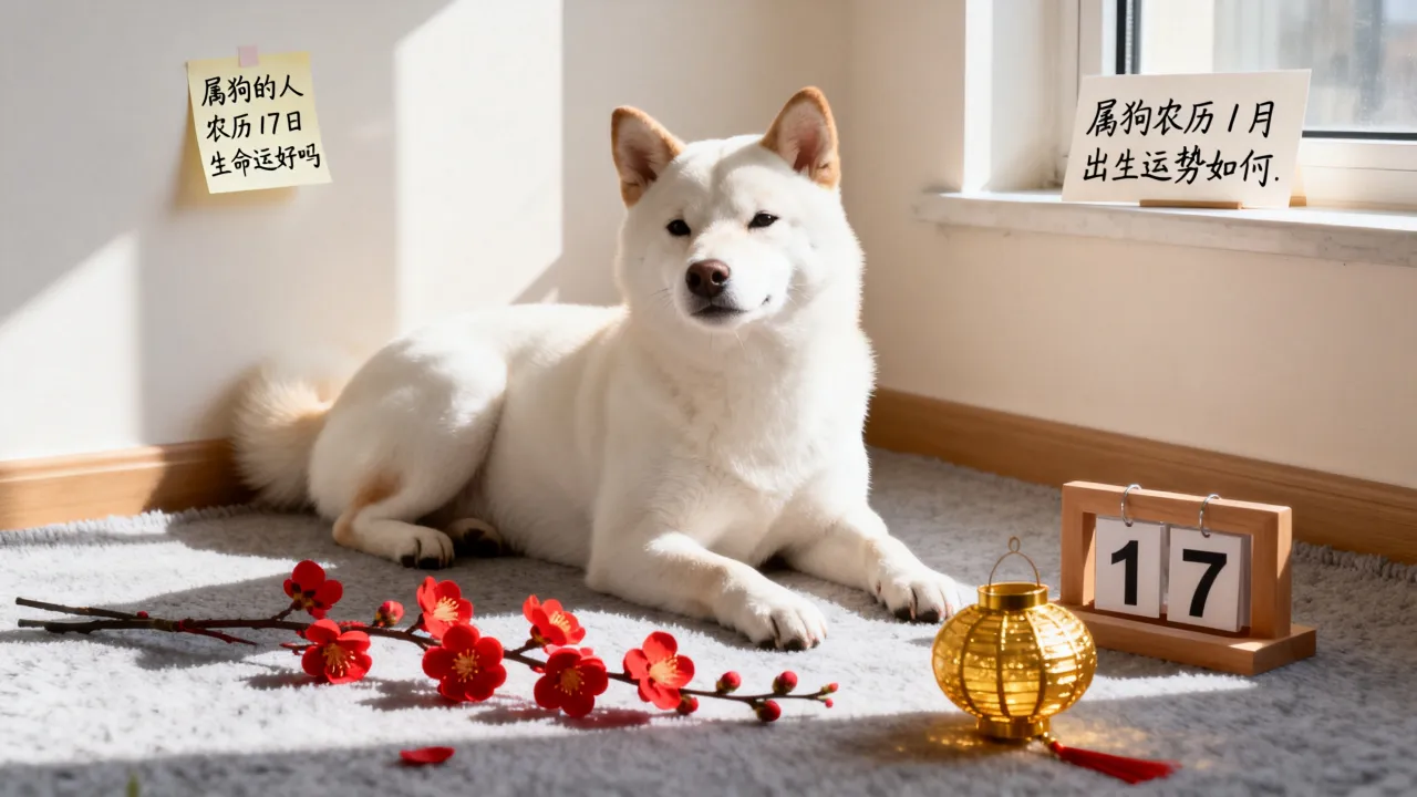 属狗的人农历17日出生命运好吗，属狗农历1月出生运势如何