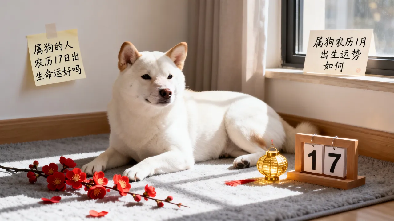 属狗的人农历17日出生命运好吗，属狗农历1月出生运势如何