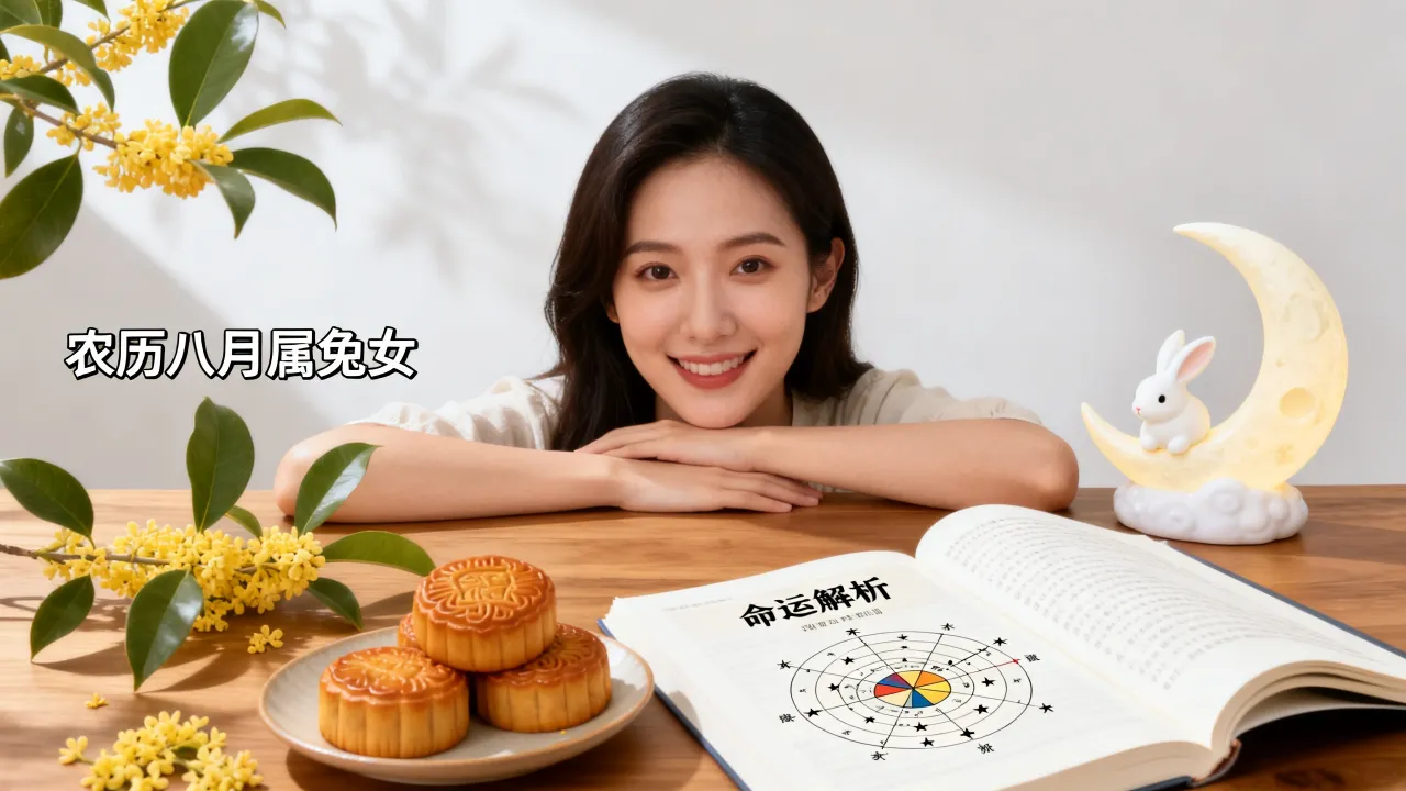 农历八月属兔女是什么命，农历八月属兔女命运好不好