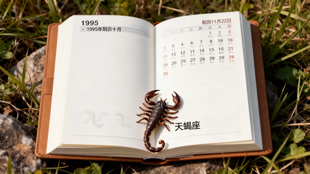 1995年阴历十月是阳历几月几号,是什么星座 1995年阴历十月是阳历几月几号,是什么星座