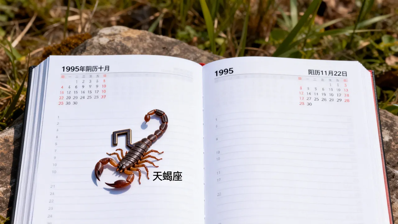 1995年阴历十月是阳历几月几号,是什么星座 1995年阴历十月是阳历几月几号,是什么星座