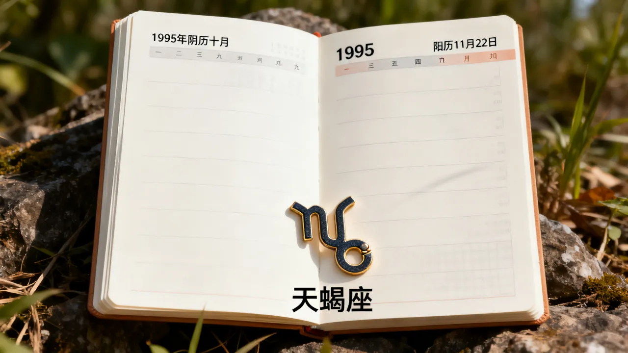 1995年阴历十月是阳历几月几号,是什么星座 1995年阴历十月是阳历几月几号,是什么星座