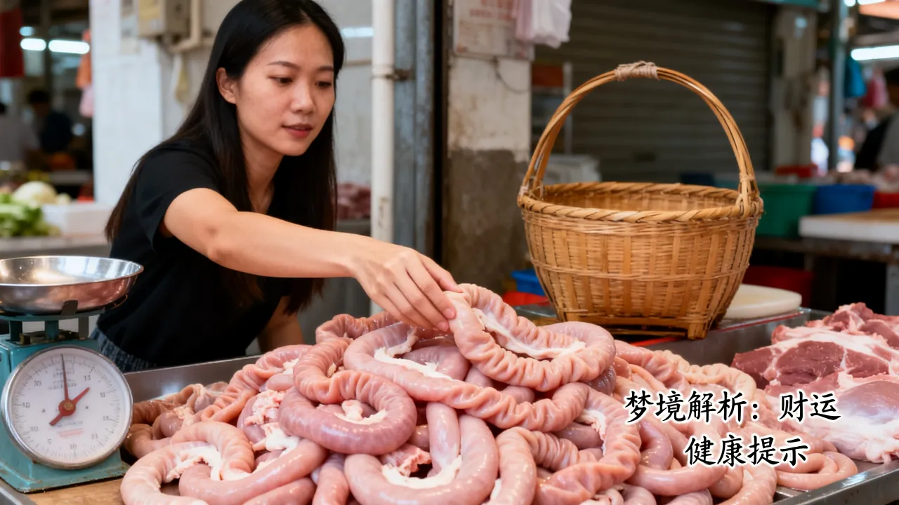 梦到了买猪大肠预示什么，梦见买猪大肠是什么意思
