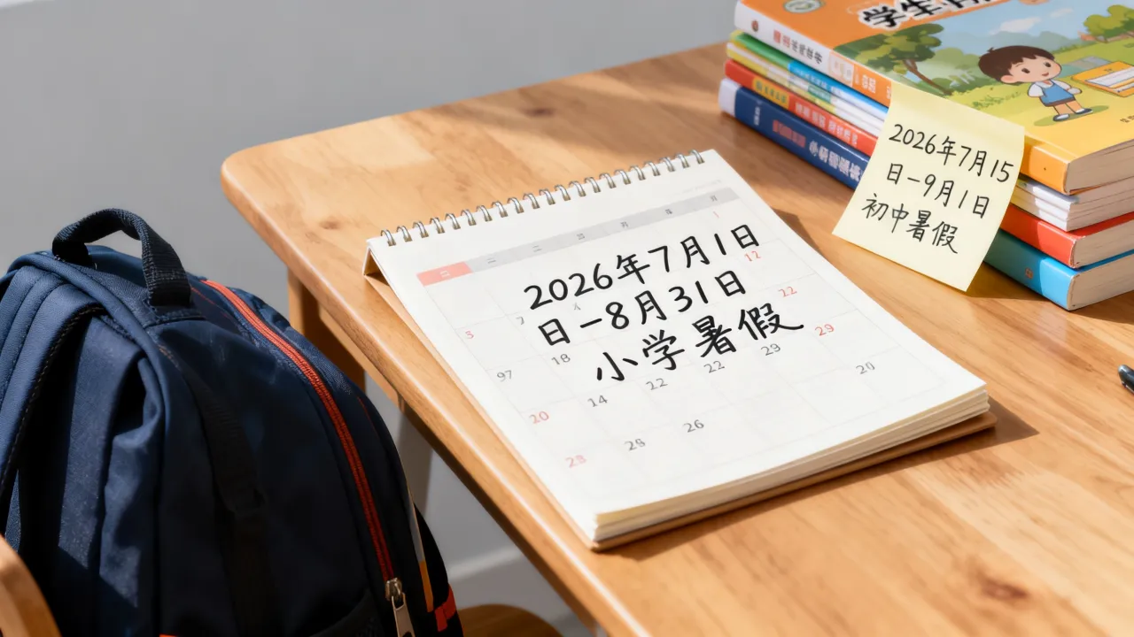 阴历几月几号放暑假?2026年中小学暑假放假时间安排表 阴历几月几号放暑假?2026年中小学暑假放假时间安排表