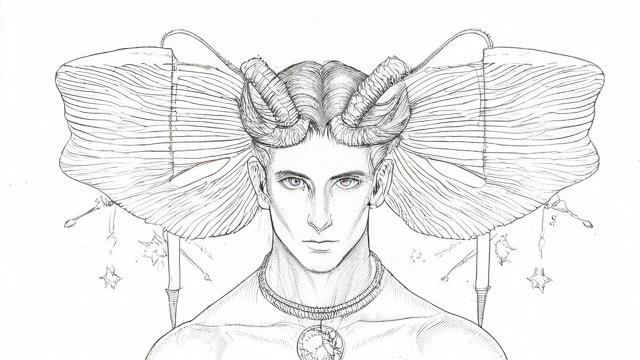 十二星座铅笔画