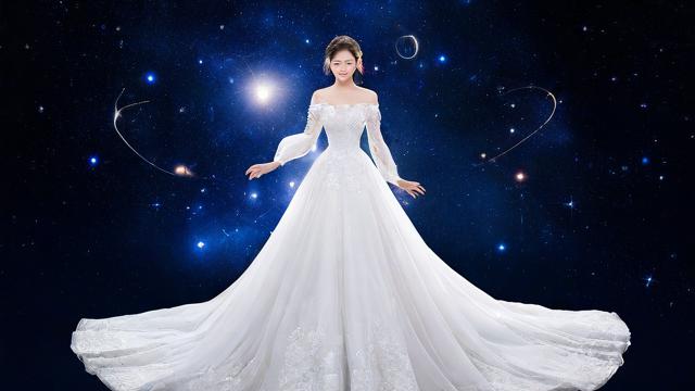 12星座婚纱裙图片