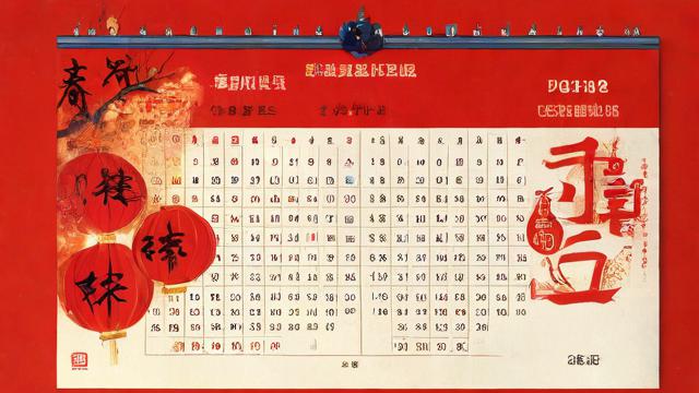 1990年农历日历