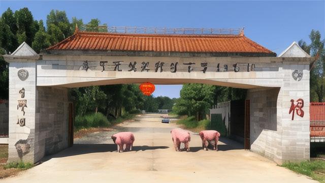 养猪场大门风水