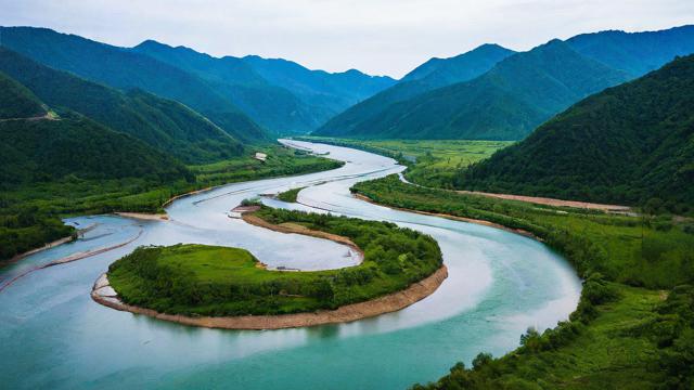 风水九曲水