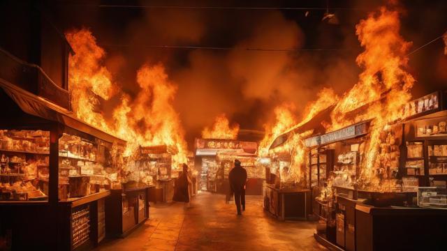 火烧店铺运气怎样