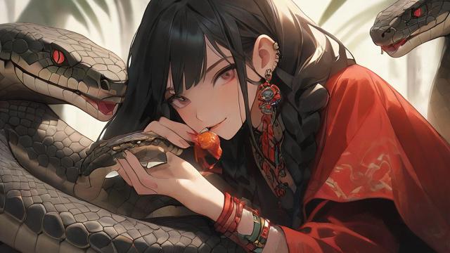 梦到蛇吃乌龟