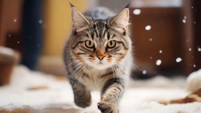 梦到猫追我