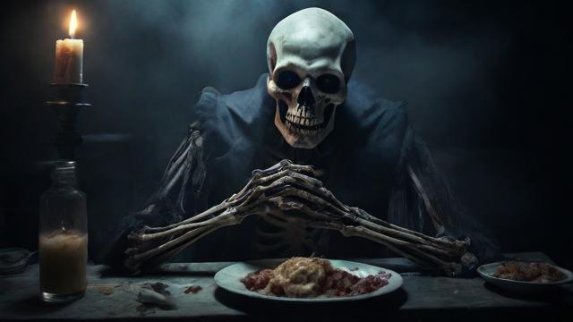 梦到死去的人在吃饭